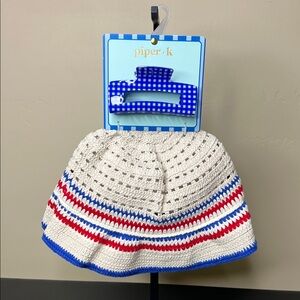 Piper K | Striped Crochet Bucket Hat